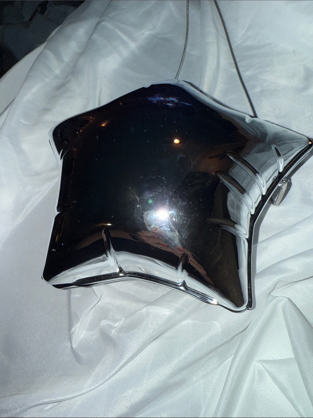 Silver Star-Shaped Crossbody Bag - Women - Picture 2 of 7